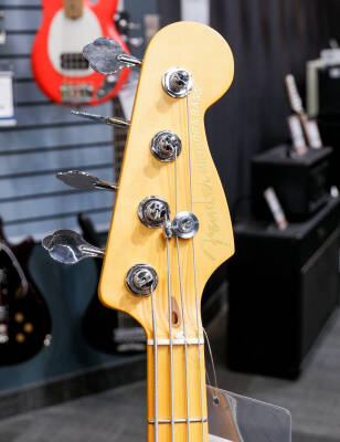Store Special Product - Fender - American Ultra II Meteora Bass, Maple Fingerboard - Solar Flare